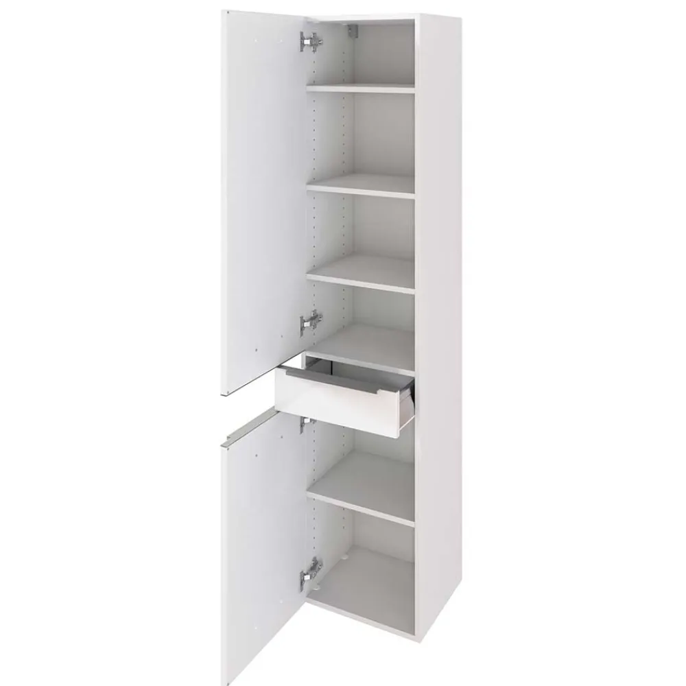 Wohnen Schränke<Bad Hochschrank mit Schublade & 2 Türen - Livendas