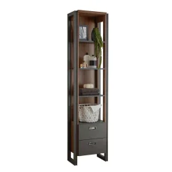 Wohnen Regale<Bad Hochschrank Regal - 4 Fächer & 2 Schubladen - Forawas