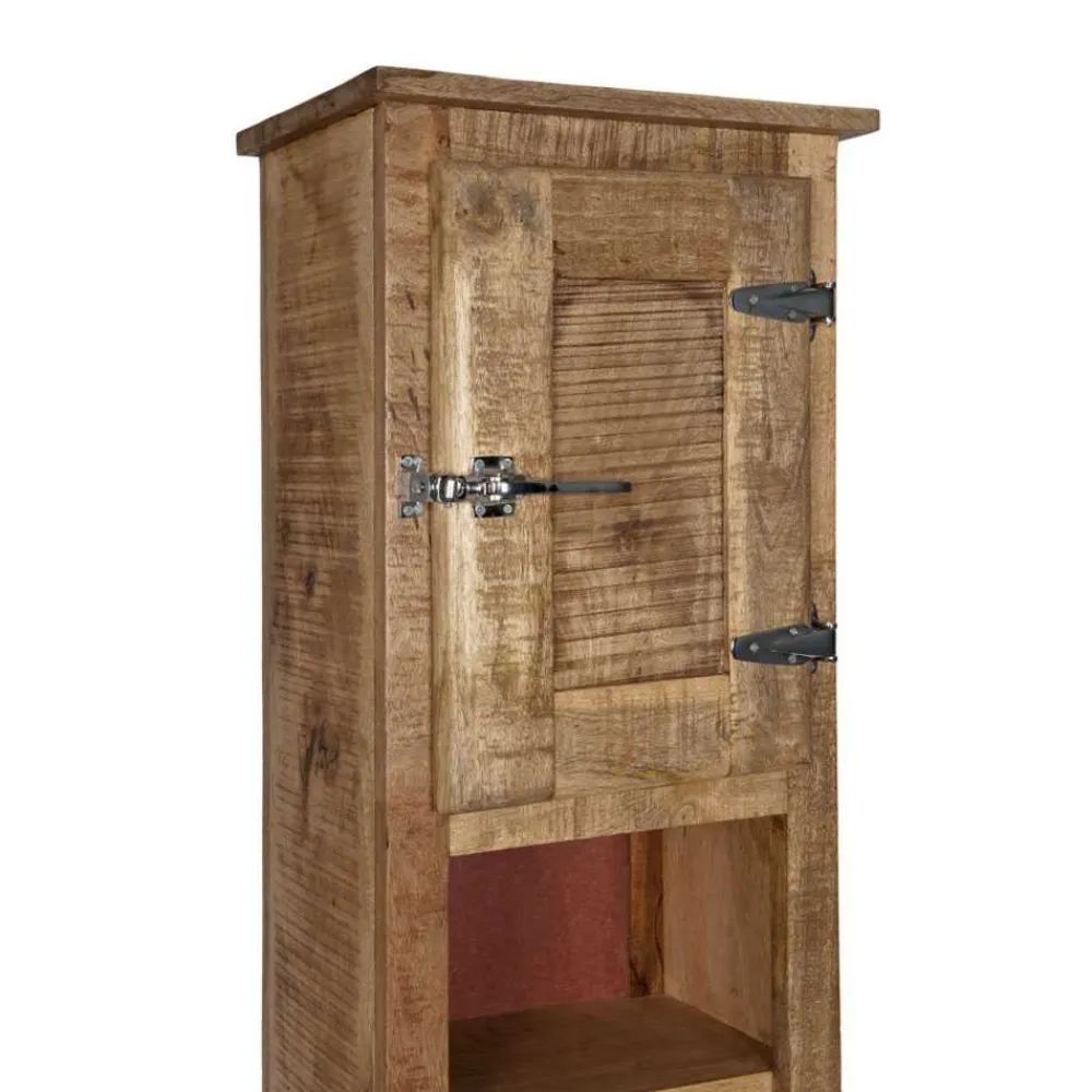Wohnen Schränke<Bad Hochschrank Suennas aus Mangobaum Massivholz