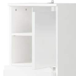 Wohnen Schränke<Bad Midischrank in Weiß Hochglanz - Loeesa