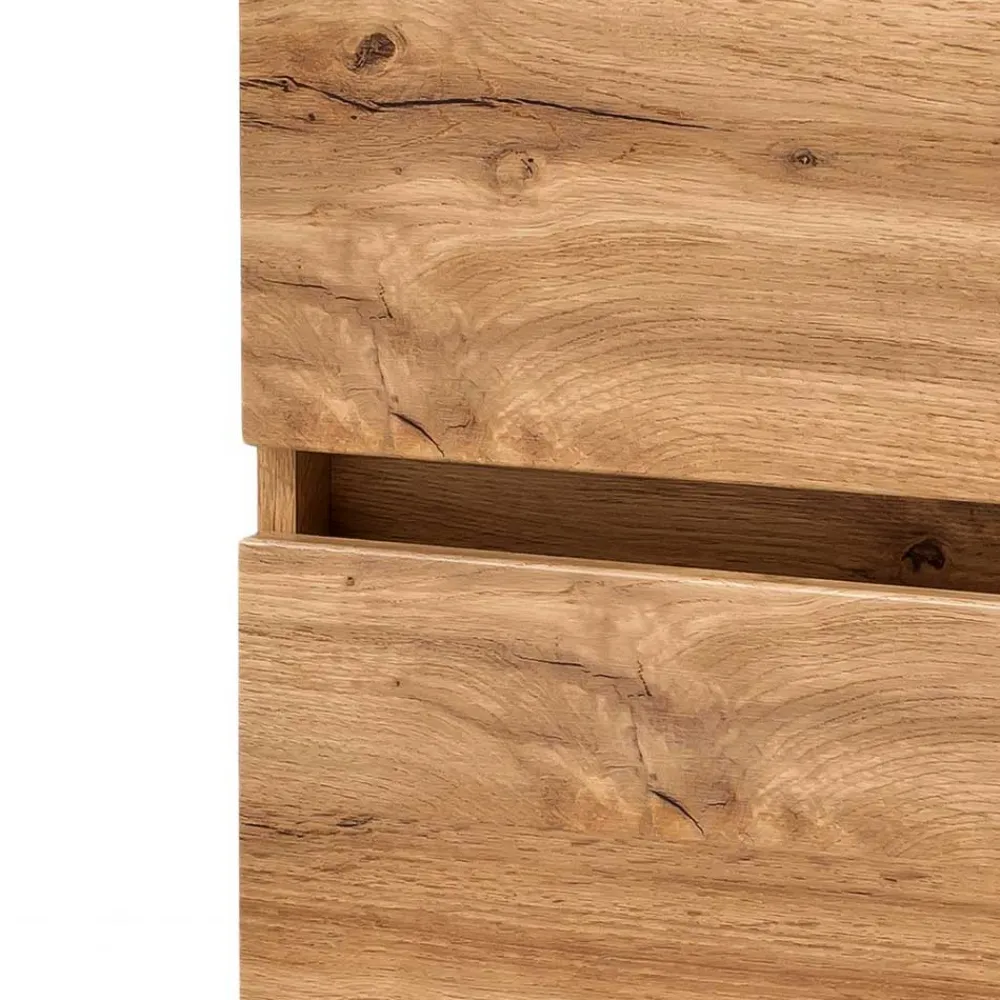 Wohnen Schränke<Bad Seitenschrank in Holz Optik Wildeiche - Iliam