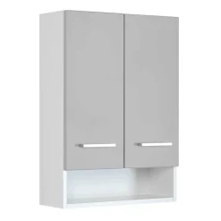 Wohnen Schränke<Badezimmer Hängeschrank in hellem Grau - Girios