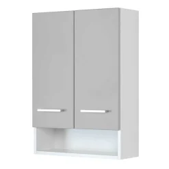 Wohnen Schränke<Badezimmer Hängeschrank in hellem Grau - Girios