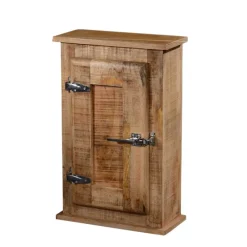 Wohnen Schränke<Badezimmer Hängeschränkchen Suennas aus Mangobaum Massivholz