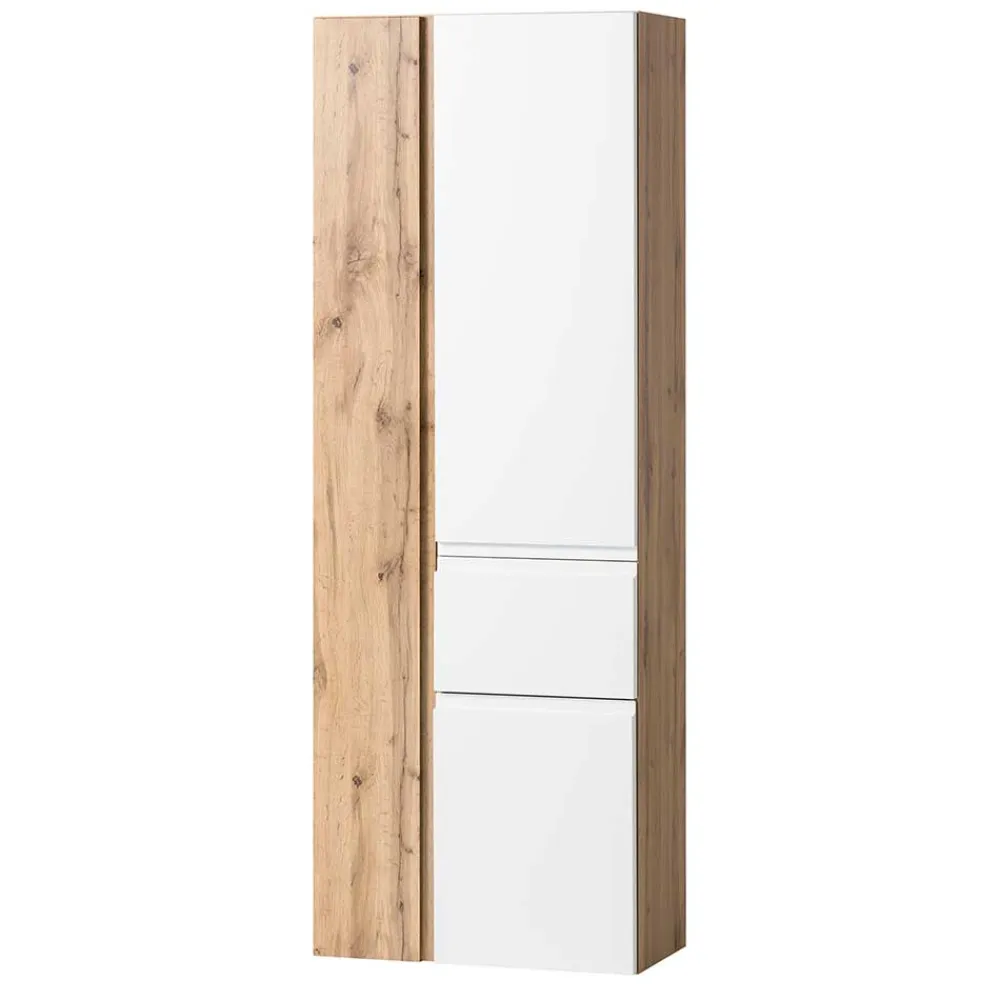 Wohnen Schränke<Badezimmer Hochschrank breit mit drei Türen - Eight