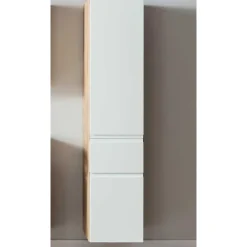 Wohnen Schränke<Badezimmer Hochschrank in mattem Weiß - Eight