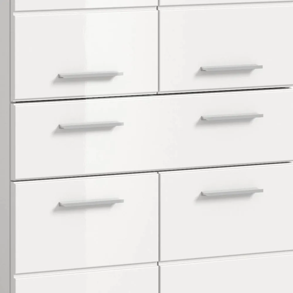 Wohnen Schränke<Badezimmer Midischrank in Weiß - Henriette