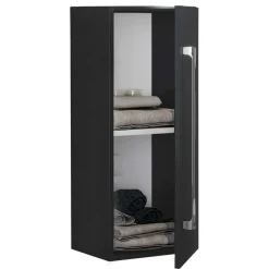 Wohnen Schränke<Badezimmer Oberschrank in Schwarz - Gloriella