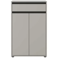 Wohnen Highboards<Badezimmer Vertiko in Grau - Ancela