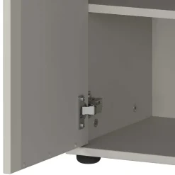 Wohnen Highboards<Badezimmer Vertiko in Grau - Ancela