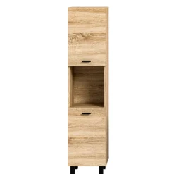 Wohnen Schränke<Badezimmerschrank in Sonoma-Eiche Optik - Hoxtona