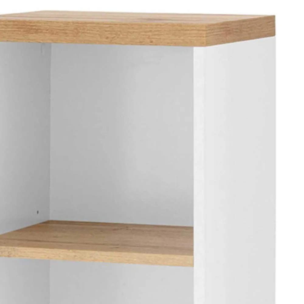 Wohnen Schränke<Badschrank in Weiß mit Wildeiche - Alenta