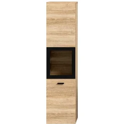 Wohnen Schränke<Badschrank mit Glaseinsatz - Hoxtona