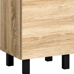 Wohnen Schränke<Badschrank mit Glaseinsatz - Hoxtona