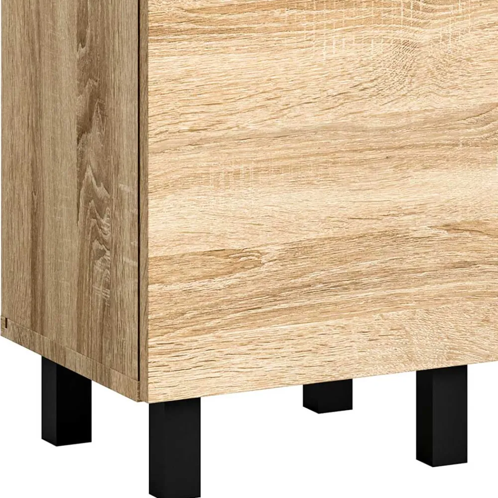 Wohnen Schränke<Badschrank mit Glaseinsatz - Hoxtona