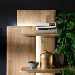 Wohnen Regale<Balkeneiche Designregal 117 cm hoch - Destal