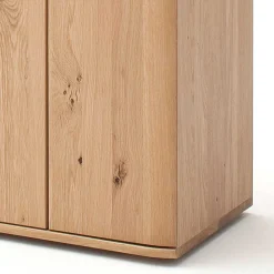 Wohnen Highboards<Balkeneiche Kombikommode mit 4 Schubladen - Mabasa