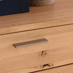 Wohnen Highboards<Balkeneiche Kombikommode mit 4 Schubladen - Mabasa