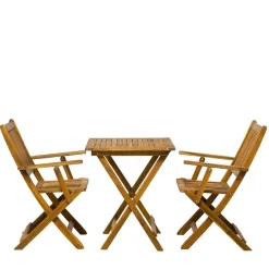 Wohnen Sitzgruppe<Balkon Tischgruppe für 2 Personen - Emlino (dreiteilig)