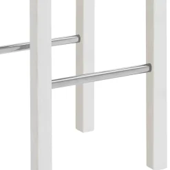 Wohnen Hocker<Bar Hocker in Weiß und Kiefer Lauge - Ribardo