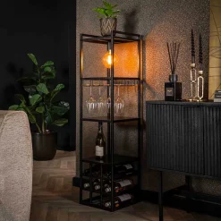 Wohnen Regale<Bar Regal mit Licht im Industrial Design - Levanton