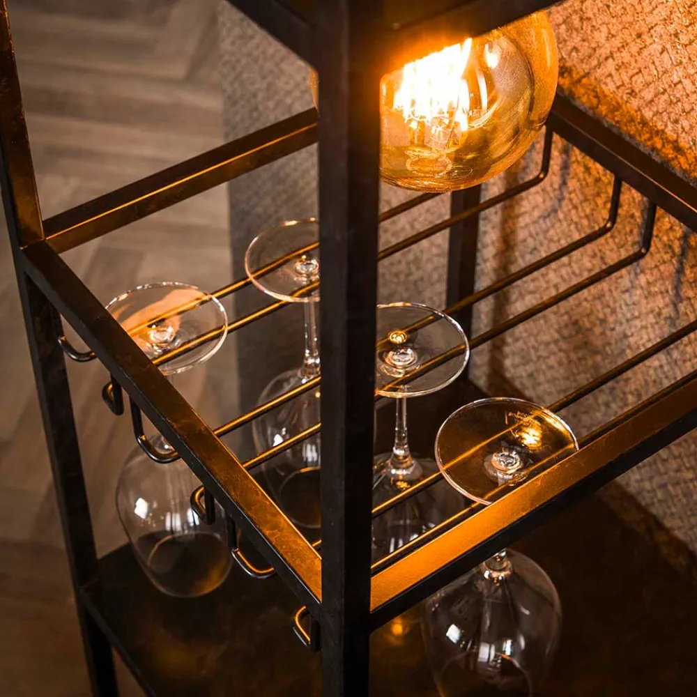 Wohnen Regale<Bar Regal mit Licht im Industrial Design - Levanton