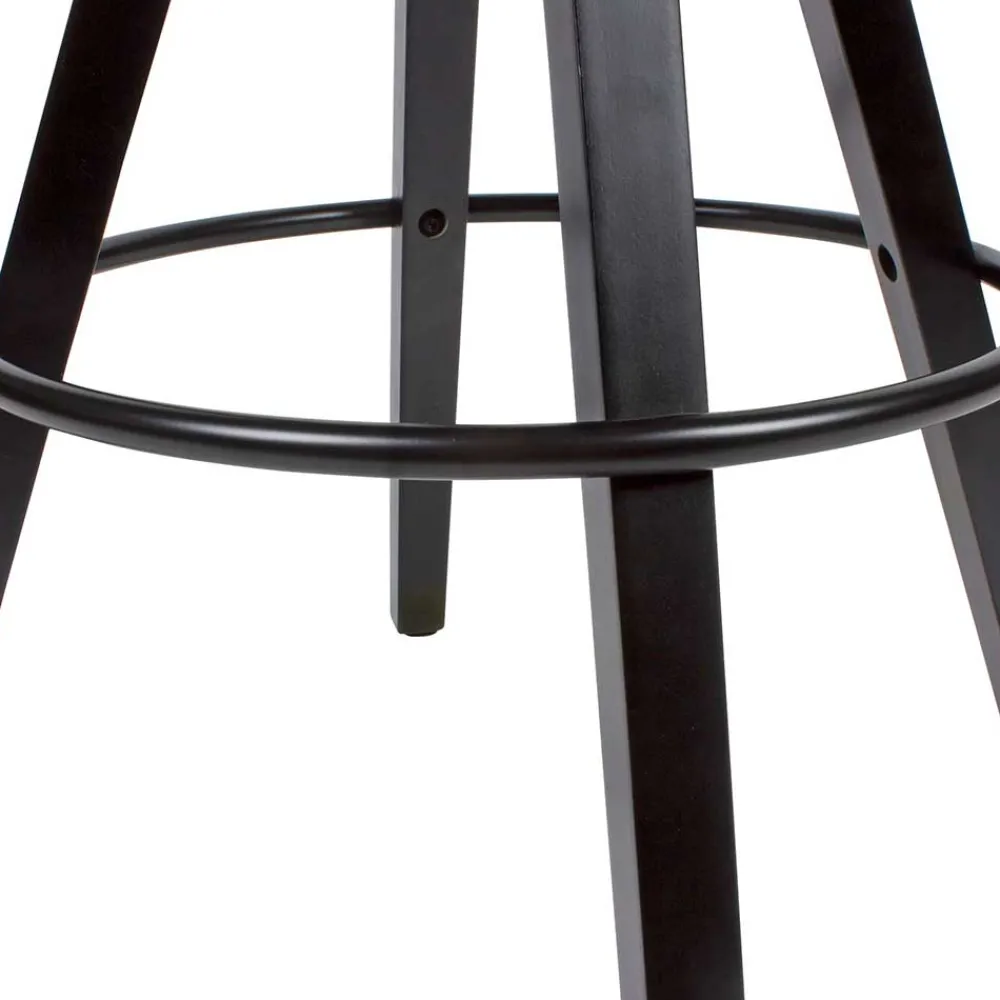 Wohnen Hocker<Bar Schalenstühle in Schwarz - Ilussiana (2er Set)