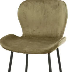 Wohnen Hocker<Bar Stühle in Beige & Schwarz - Ivalin (4er Set)