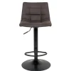 Wohnen Hocker<Bar Thekenstühle in Dunkelgrau - Rico (2er Set)