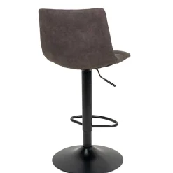 Wohnen Hocker<Bar Thekenstühle in Dunkelgrau - Rico (2er Set)