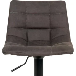 Wohnen Hocker<Bar Thekenstühle in Dunkelgrau - Rico (2er Set)