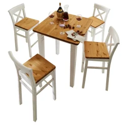 Wohnen Sitzgruppe<Bargruppe Lugon im Landhausstil (fünfteilig)
