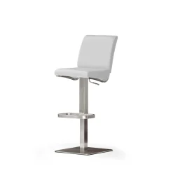 Wohnen Hocker<Barhocker Charles in Weiß