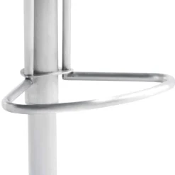 Wohnen Hocker<Barhocker mit Lehne in Anthrazit Microfaser - Tyvoria