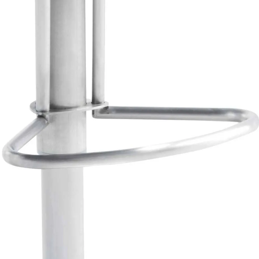 Wohnen Hocker<Barhocker mit Lehne in Anthrazit Microfaser - Tyvoria