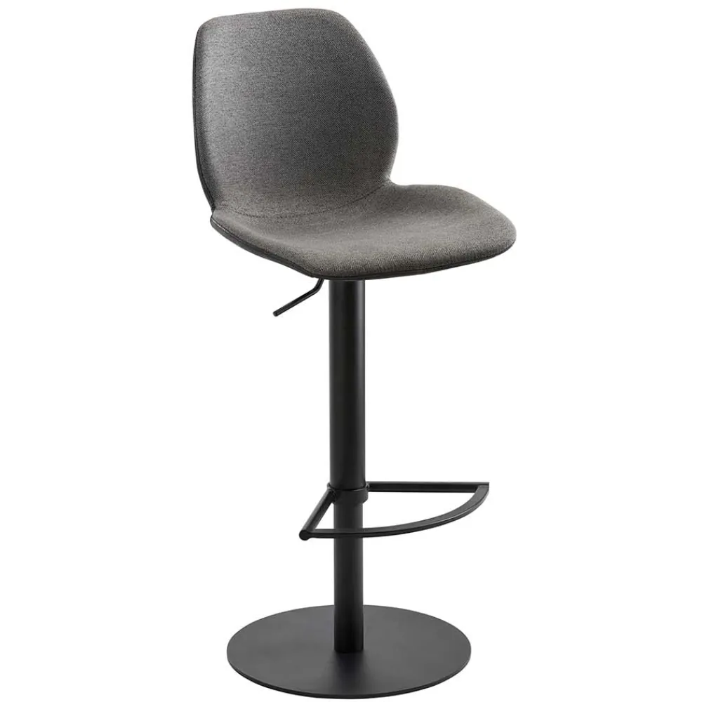 Wohnen Hocker<Barhocker mit Lehne in modernem Design - Aceh