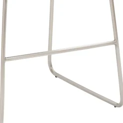 Wohnen Hocker<Barhocker mit Lehne in Schlamm & Beige - Maylana