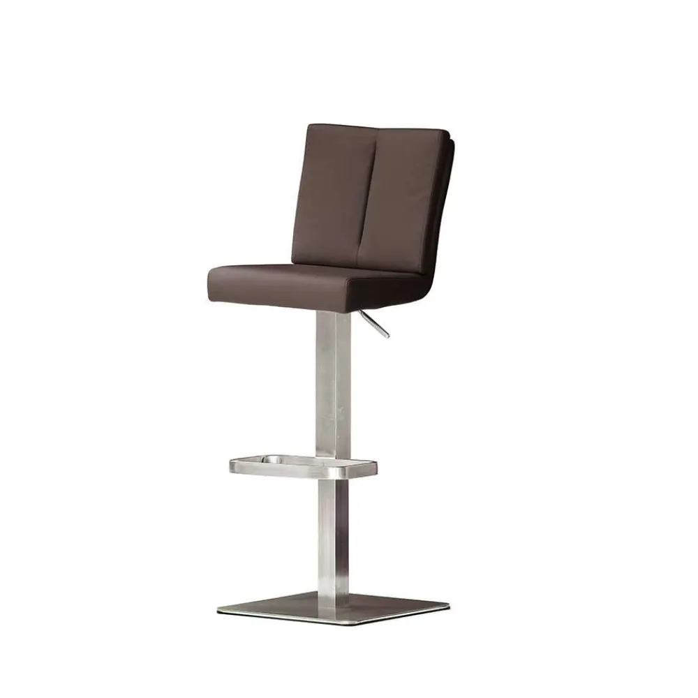Wohnen Hocker<Barhocker Nurno in Dunkelbraun