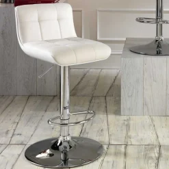Wohnen Hocker<Barhocker Woma in Weiß (2er Set)