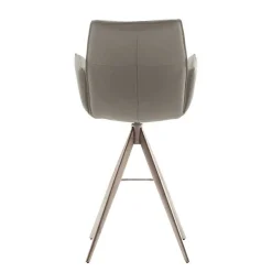 Wohnen Hocker<Bar-Lederstühle mit Armlehnen - Damien (2er Set)