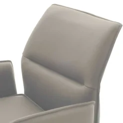 Wohnen Hocker<Bar-Lederstühle mit Armlehnen - Damien (2er Set)