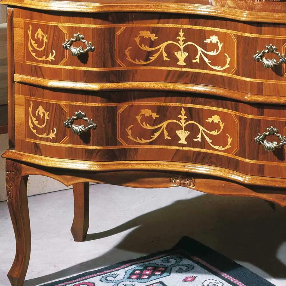 Wohnen Tv & Hifi-Möbel|Lowboards<Barock gestaltete Kommode Agosto mit 2 Schubladen