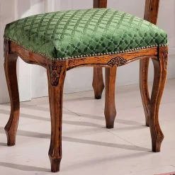 Wohnen Hocker<Barock Hocker gepolstert Agosto in Grün