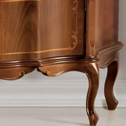 Wohnen Tv & Hifi-Möbel|Lowboards<Barock Lowboard für Fernseher Dentro in Nussbaumfarben