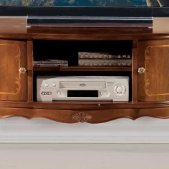 Wohnen Tv & Hifi-Möbel|Lowboards<Barock Lowboard für Fernseher Dentro in Nussbaumfarben