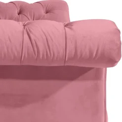 Wohnen Sessel<Barock Style Big Sessel in Rosa Samtvelours - Clewono