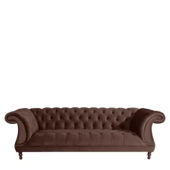 Wohnen Sofas<Barock Style Sofa in Braun Samtvelours - Exados