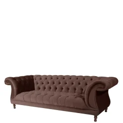 Wohnen Sofas<Barock Style Sofa in Braun Samtvelours - Exados