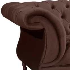 Wohnen Sofas<Barock Style Sofa in Braun Samtvelours - Exados