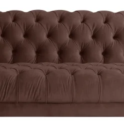 Wohnen Sofas<Barock Style Sofa in Braun Samtvelours - Exados